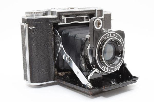 蛇腹カメラ ZEISS IKON Super-Six#486 本革ケース付き