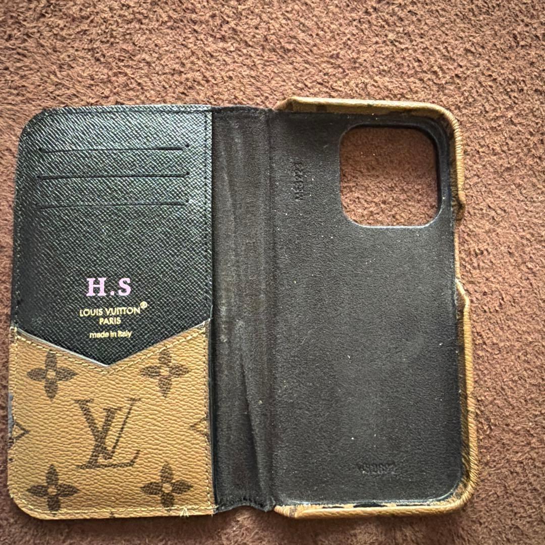 iPhone15プロLouis Vuitton モノグラム 手帳型ケース