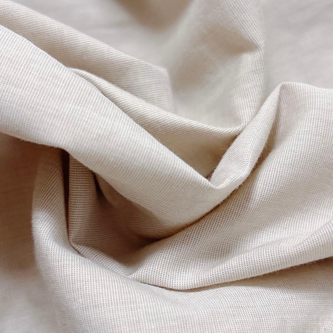 1/25終◆美品✨hatsutoki 西脇 ナチュラル 自然 ブラウス　播州織