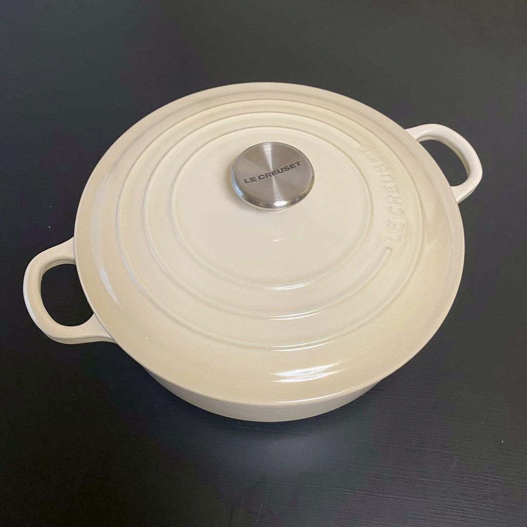 未使用 ル・クルーゼ シグニチャー ココット ジャポネーズ 24cm デューン