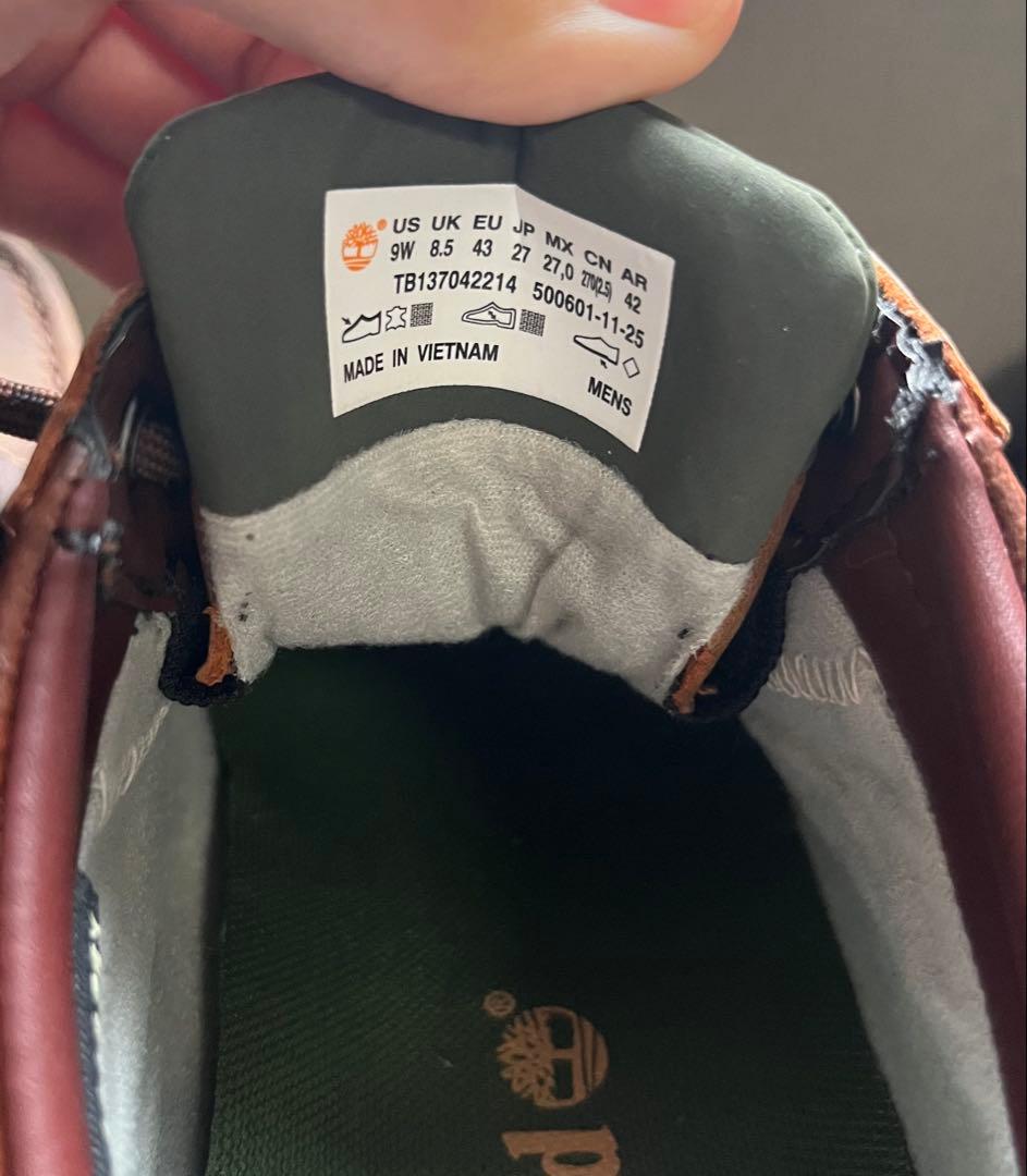 【新品】Timberland Moc Toe Mid GTX ブラウン 27.0