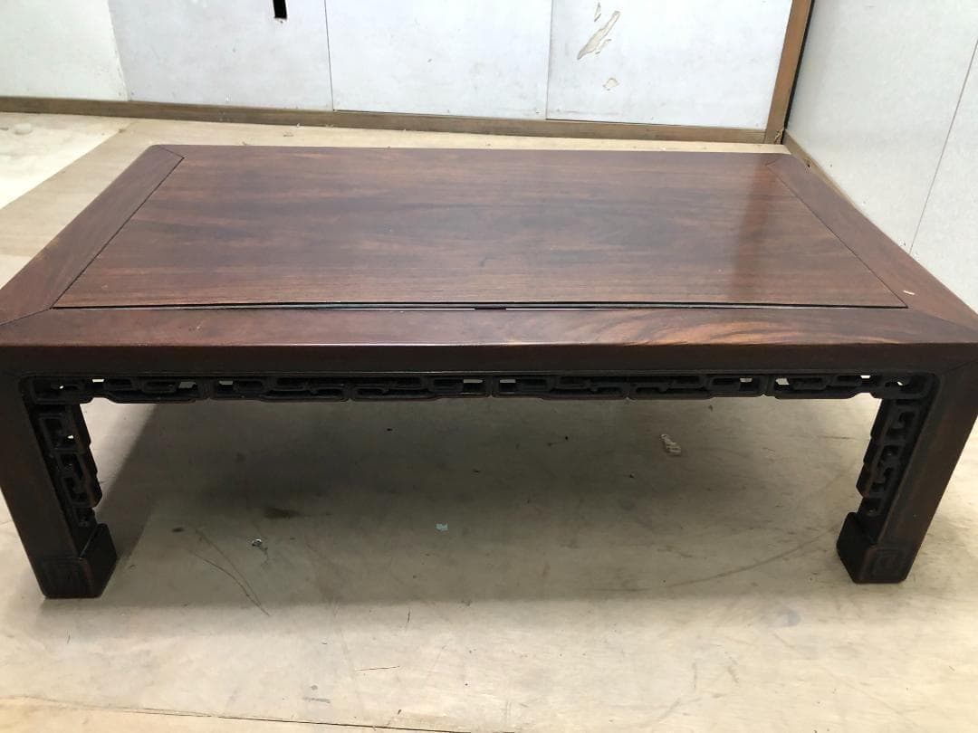 昭和レトロ 銘木 欅 木製座卓 ちゃぶ台 センターテーブル 古家具 古民家