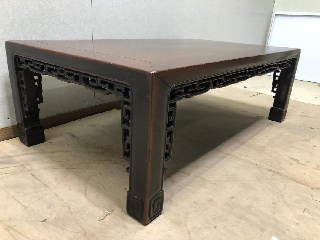 昭和レトロ 銘木 欅 木製座卓 ちゃぶ台 センターテーブル 古家具 古民家