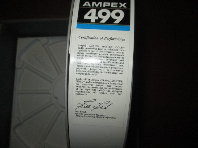 その他 ampex 456 vesta williams master reel!!