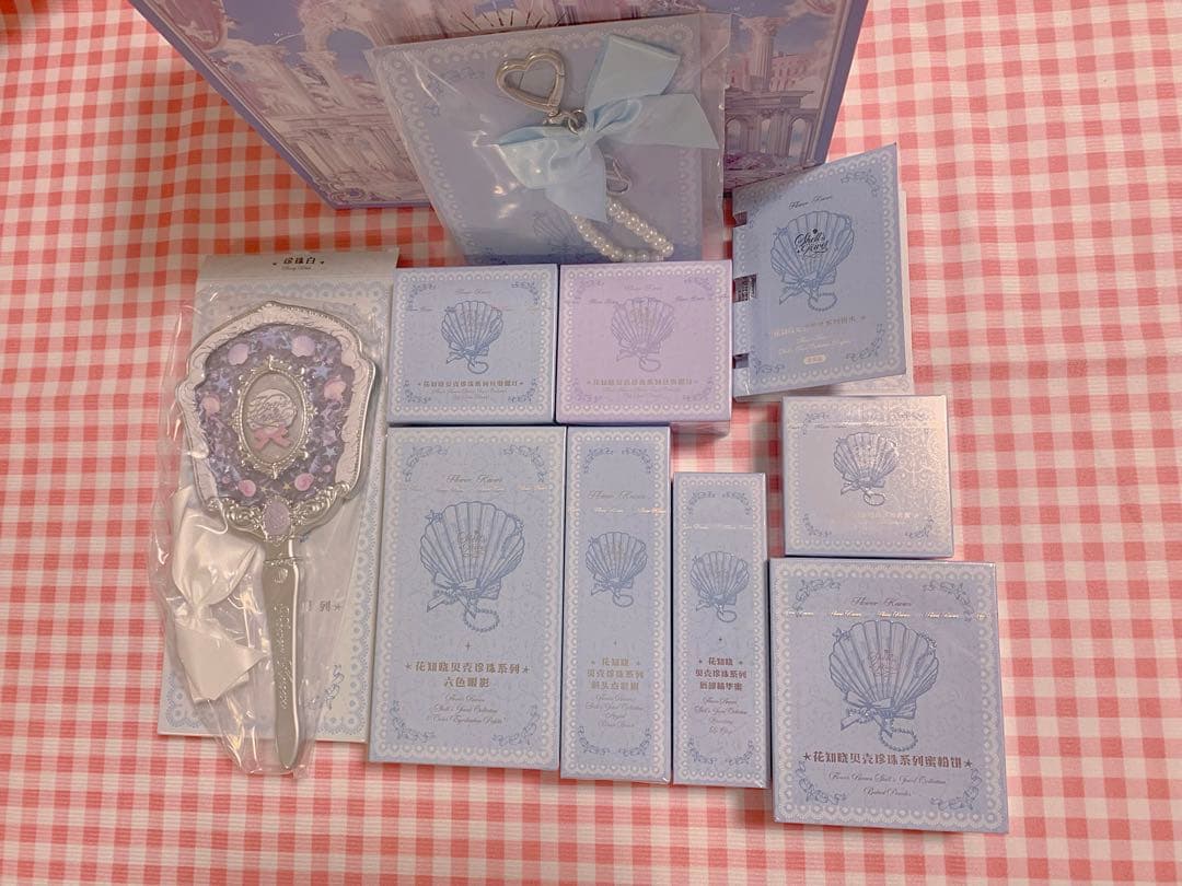 【未開封】フラワーノーズ　シェルズジュエル ブルー豪華セット（10点）