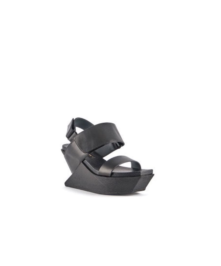 靴 UNITED NUDE Delta Wedge Sandal Black 35