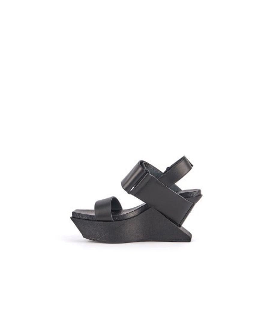 靴 UNITED NUDE Delta Wedge Sandal Black 35