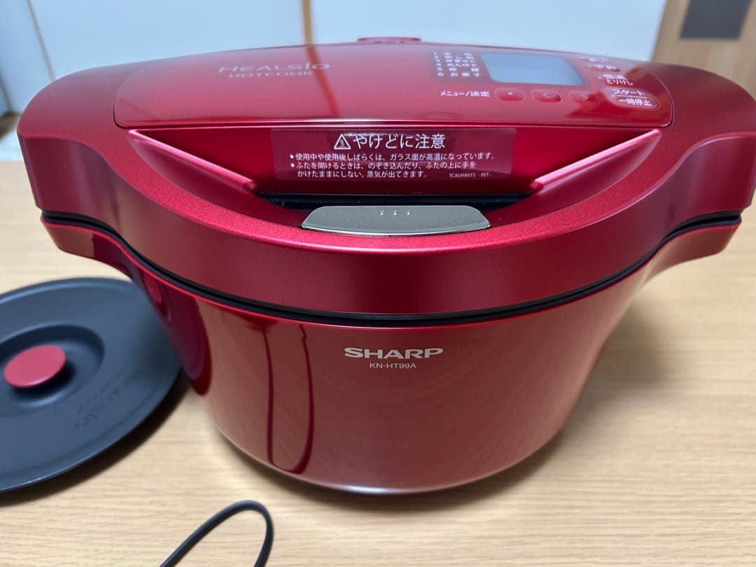 シャープヘルシオ ホットクック 水なし自動調理鍋　KN-HT99A-R