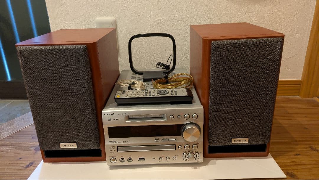 【美品】ONKYO FR-N7NX CD/MDコンポ スピーカー付