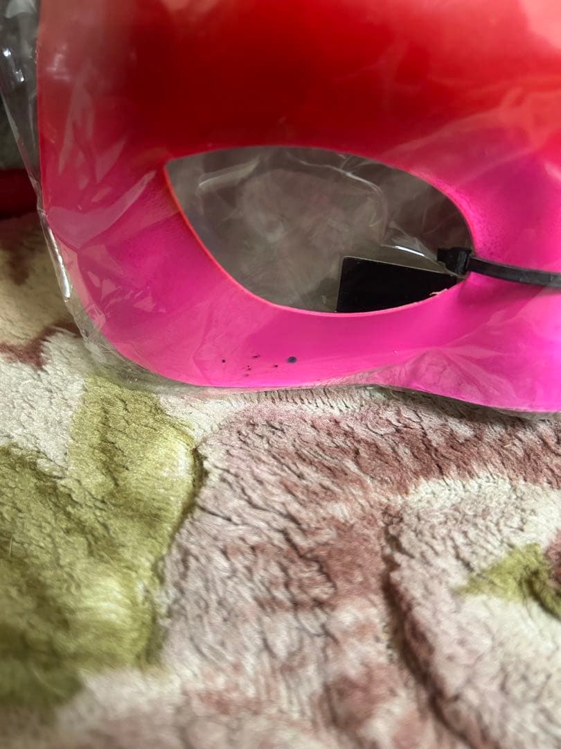 ブラックグリッターバニーマスク。 US サイズ: One Size