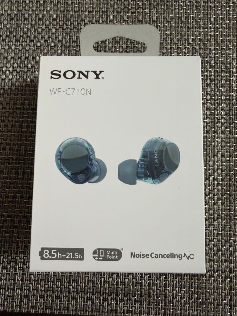 SONY ソニー 完全ワイヤレスイヤホン WF-C710N グラスブルー