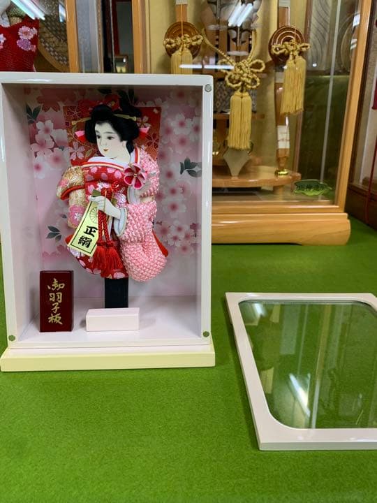 羽子板　コンパクトアクリルケース　極小