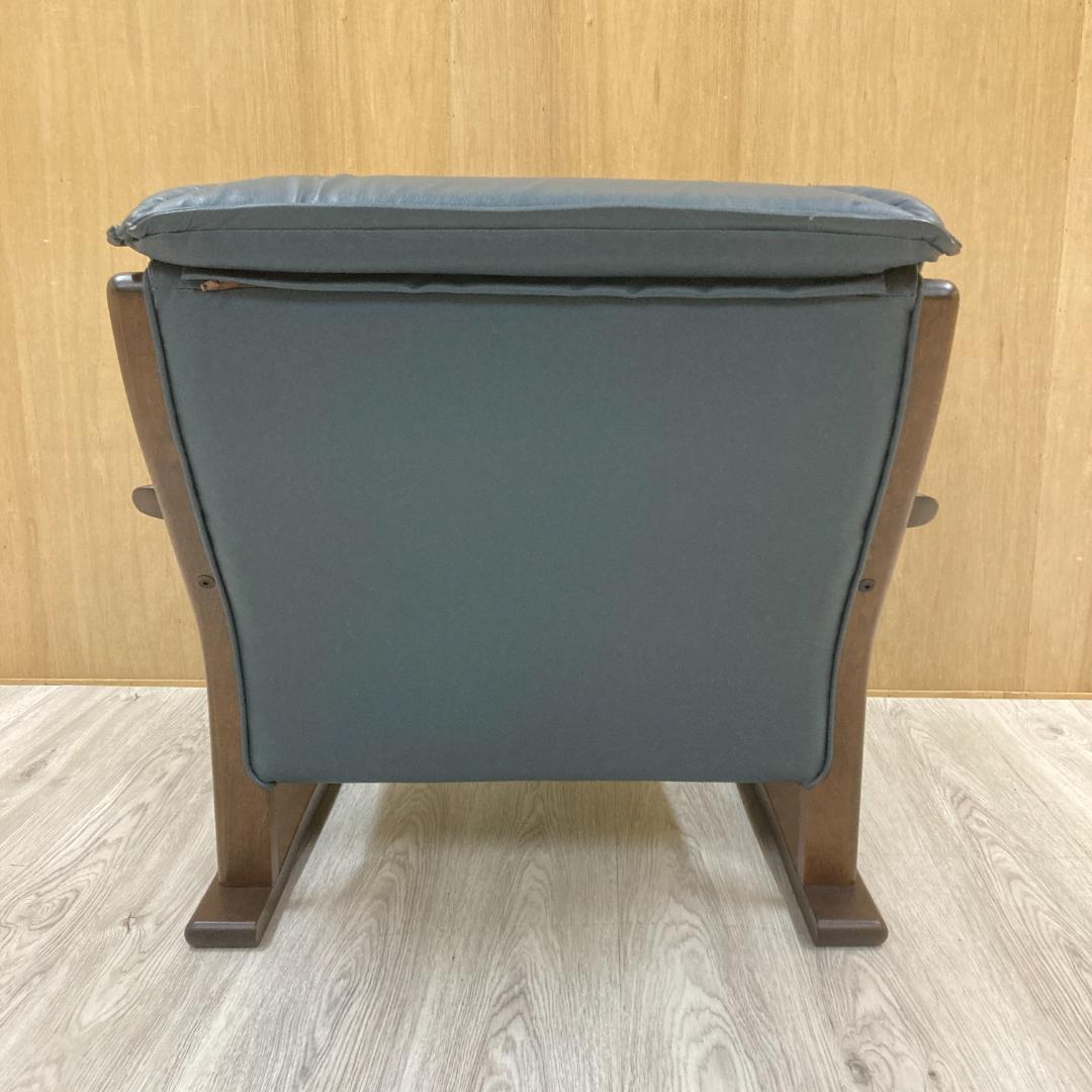 冨士ファニチアFUJI FURNITURE 　本革　1人掛けソファ 1PソファB