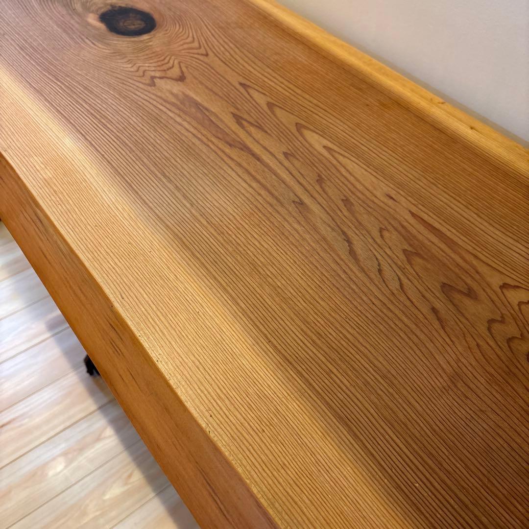 一枚板　ミシン台　テーブル