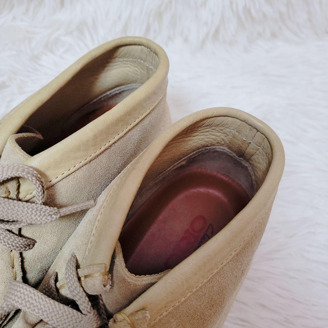 極美品✨クラークス ワラビー ブーツ 天然ゴム クレープソール スウェード