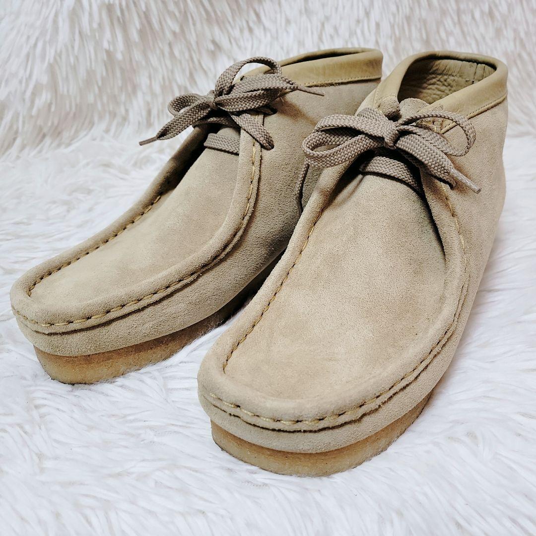 極美品✨クラークス ワラビー ブーツ 天然ゴム クレープソール スウェード