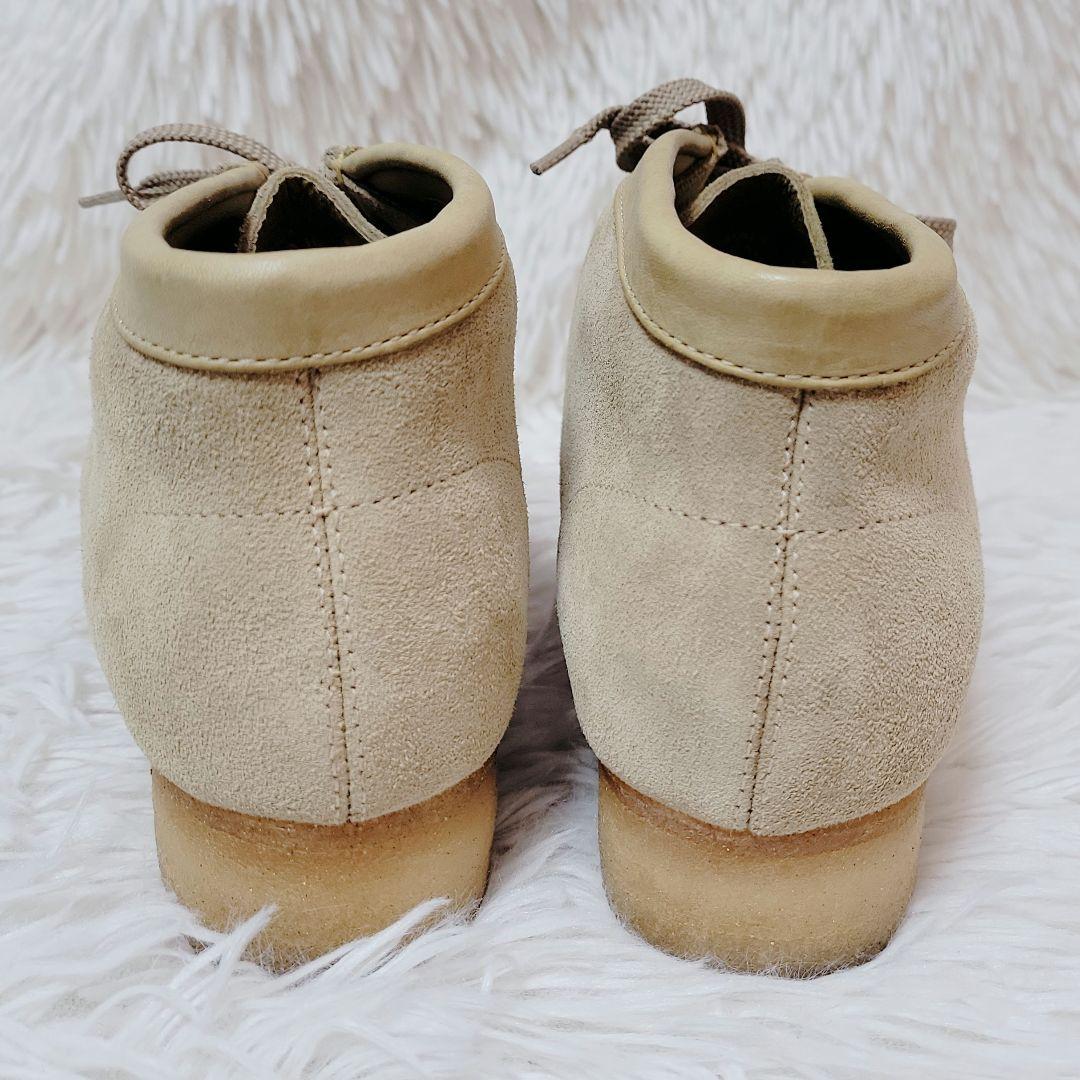 極美品✨クラークス ワラビー ブーツ 天然ゴム クレープソール スウェード