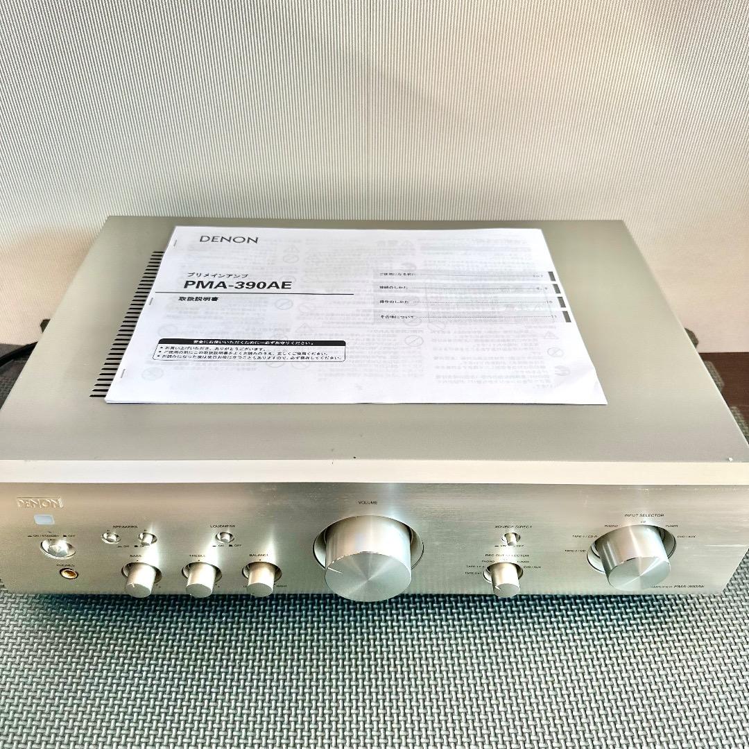 最安値 美品 DENON デノン PMA-390AE プリメインアンプ　セット