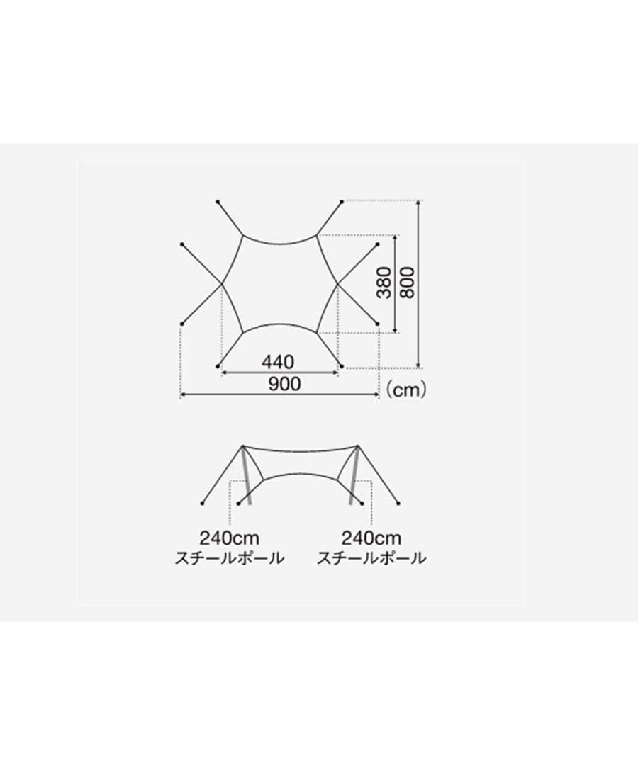 スノーピーク　ランドネストタープ