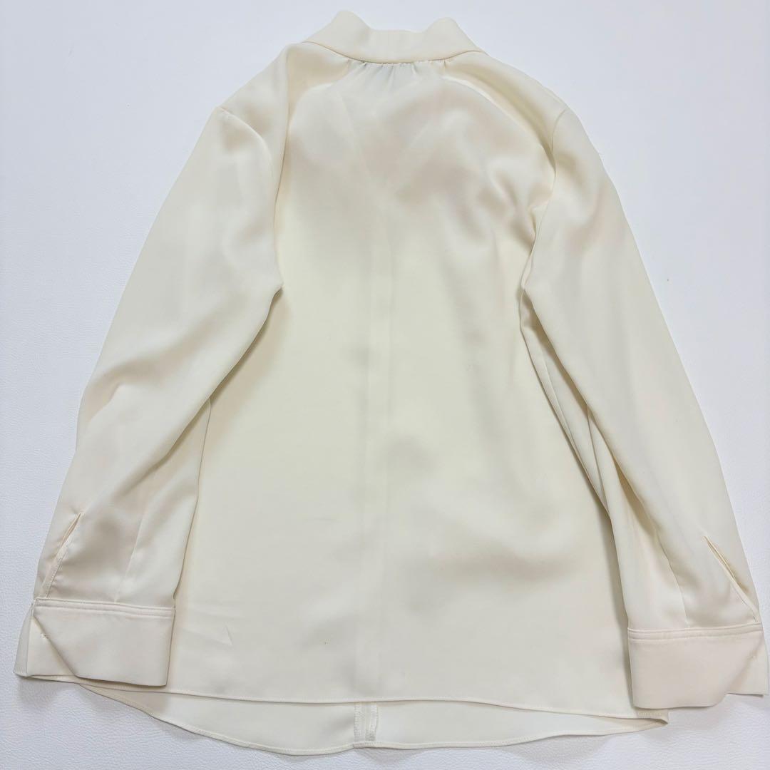 セオリー ボウタイ ブラウス ホワイト 入学式 セミフォーマル