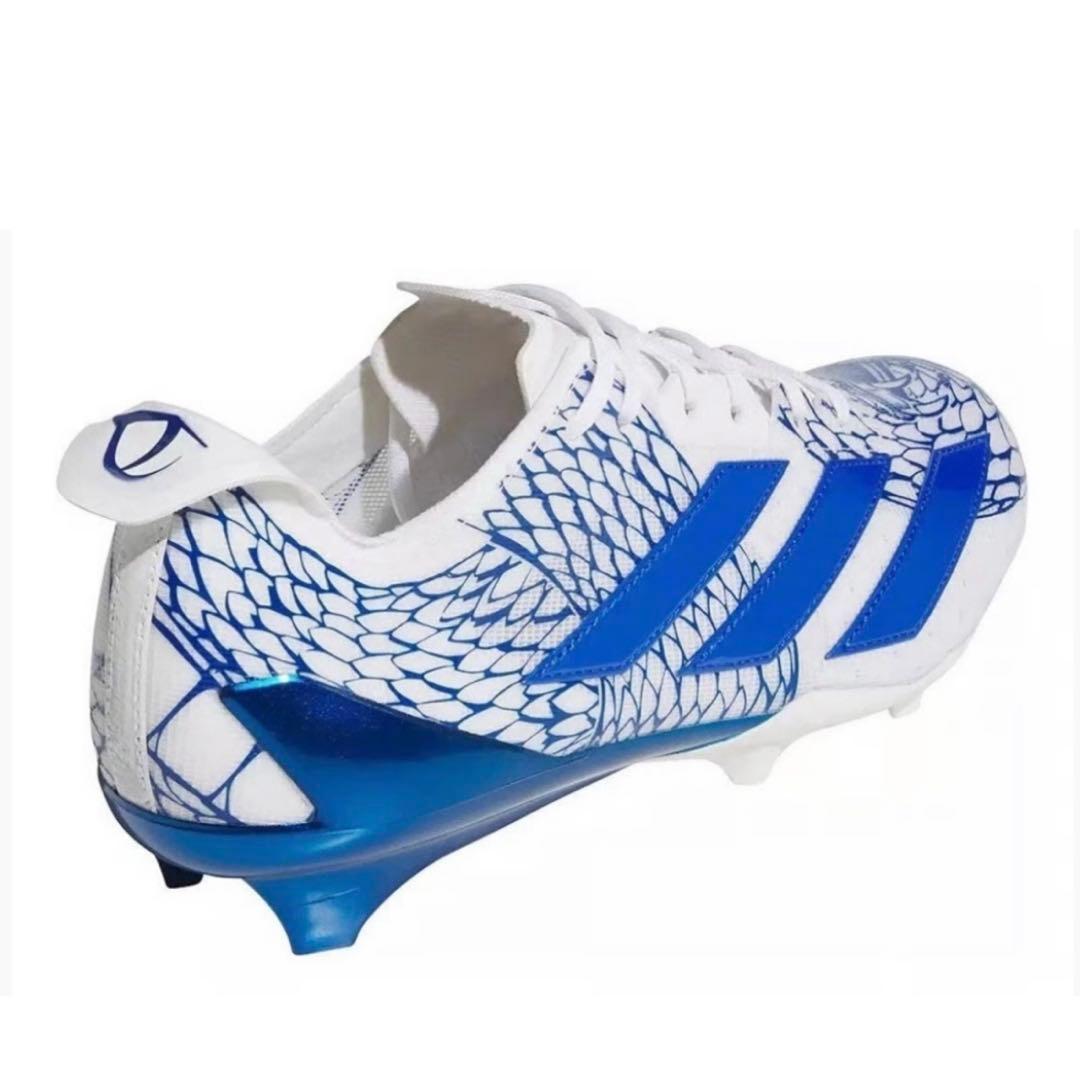 アディダス 30 アディゼロ エレクトリック アメフト スパイク シューズ 青