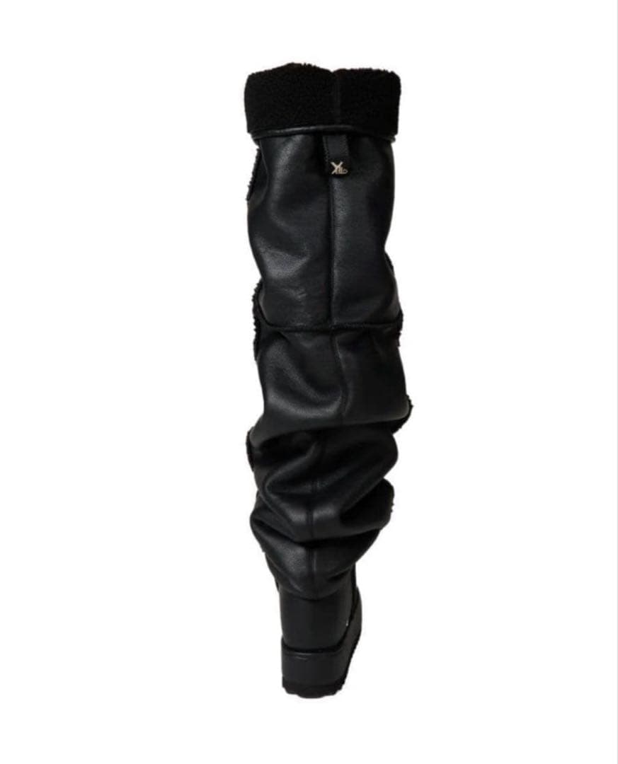 YELLO JACOB LOOSE FIT LONG BOOTS ブラック L