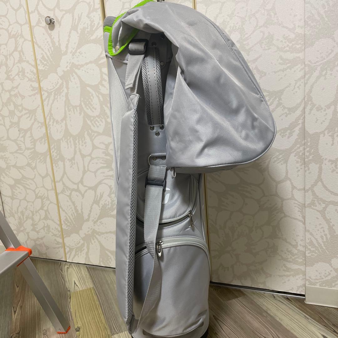 TaylorMade キャディバッグ グレー/グリーン　ゴルフバッグ