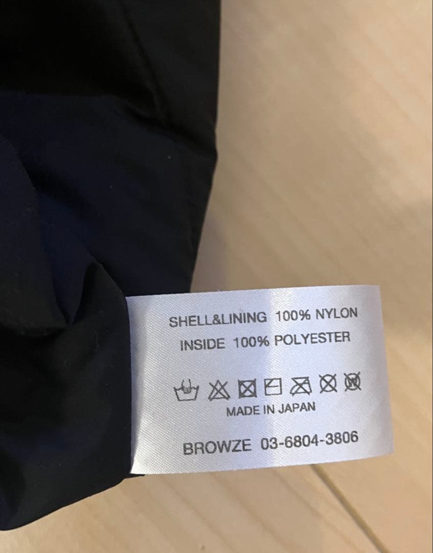 ジャケット・アウター ennoyPADDED NYLON COACH JACKET (BLACK) L