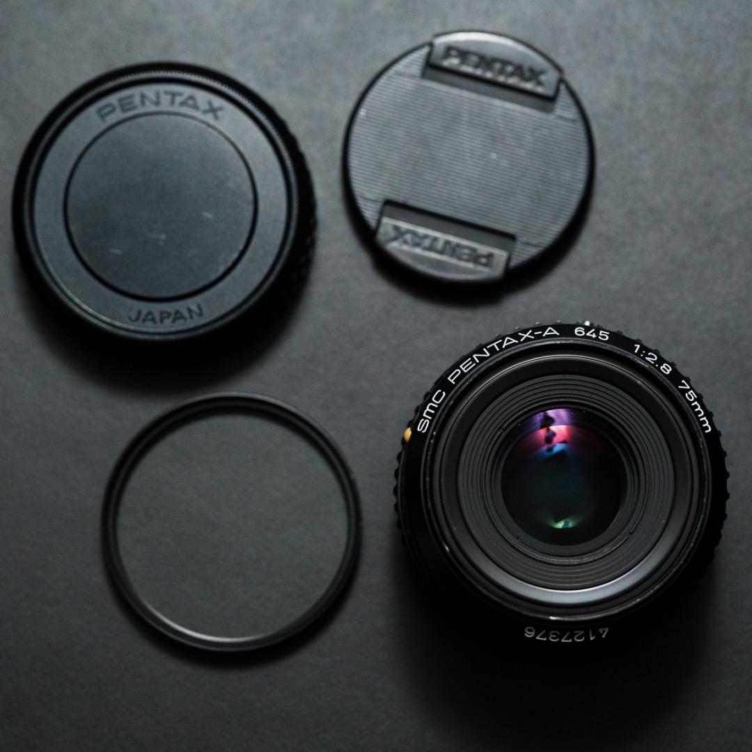 PENTAX 645N + A645 75mm F2.8 完動品