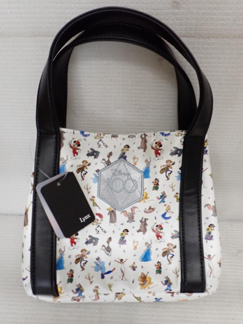 リンクスディズニー100周年トートバッグ ラウンドバッグ アイアンフードG9-C