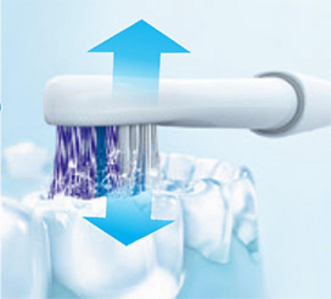 【新品】オムロン 電動歯ブラシHT-B322-SL ★替歯ブラシ４本付