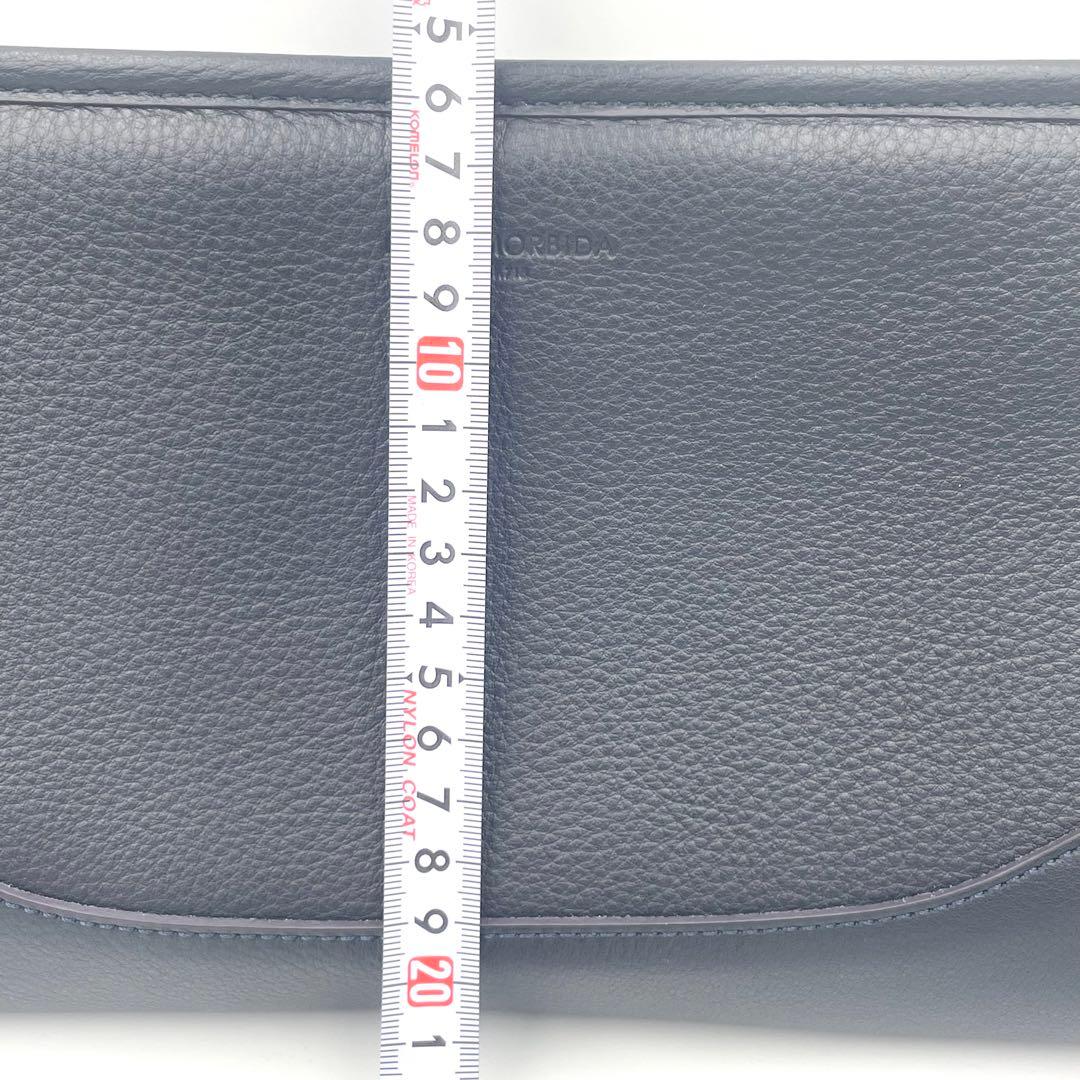 新品未使用 Pelle Morbida クラッチバッグ ネイビー