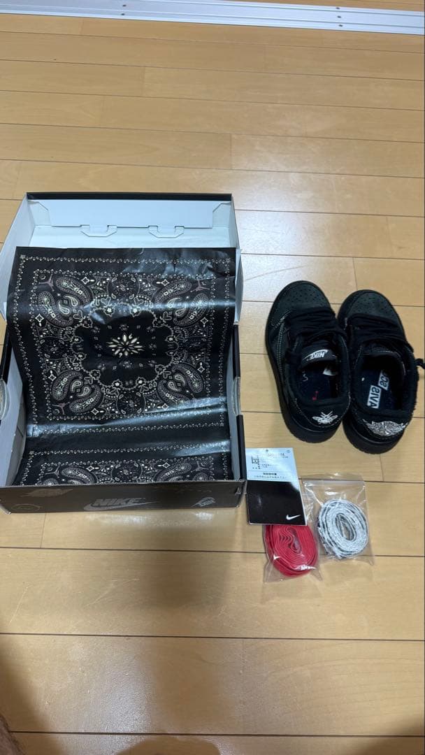 スニーカー Travis Nike Jordan 1 Black Phantom 17.5