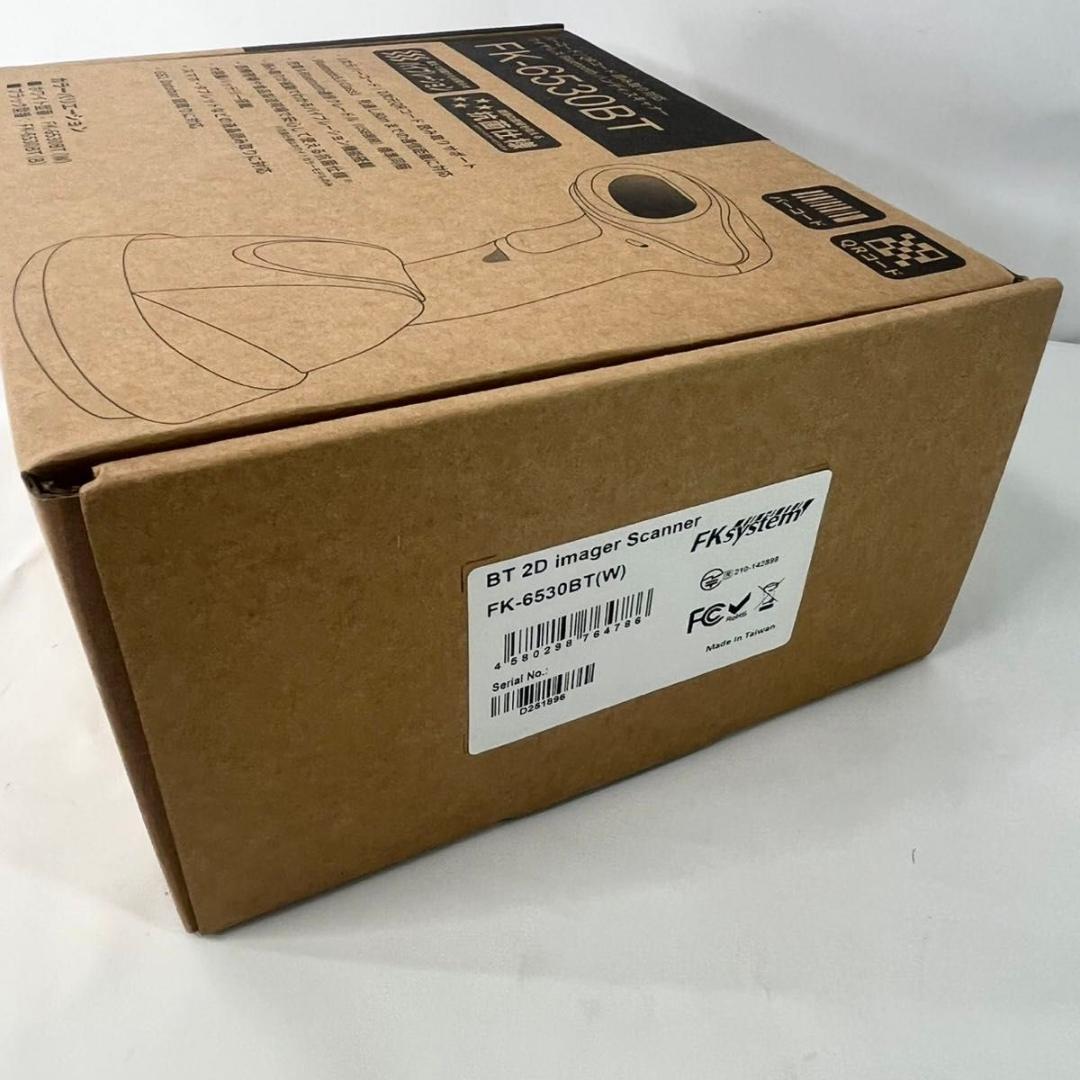 【美品】QR対応 ワイヤレス バーコードリーダー FK-6530BT