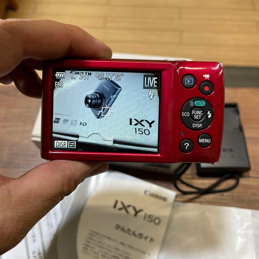 Canon IXY 150 コンパクトデジタルカメラ レッド
