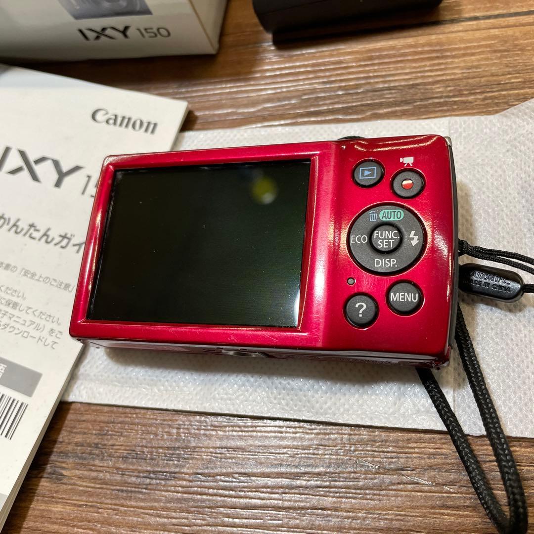 Canon IXY 150 コンパクトデジタルカメラ レッド
