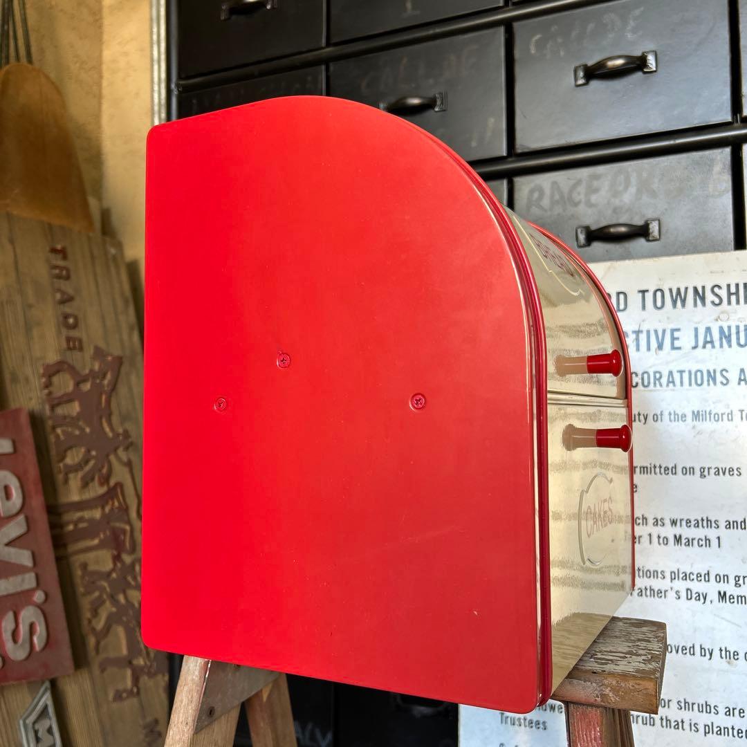 ヴィンテージ ロールアップ ブレッドケース 保存容器 BREAD BOX