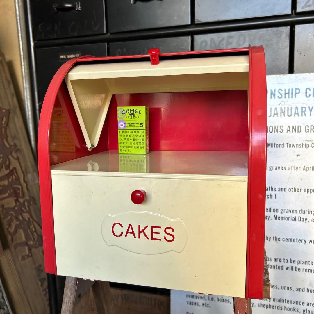 ヴィンテージ ロールアップ ブレッドケース 保存容器 BREAD BOX