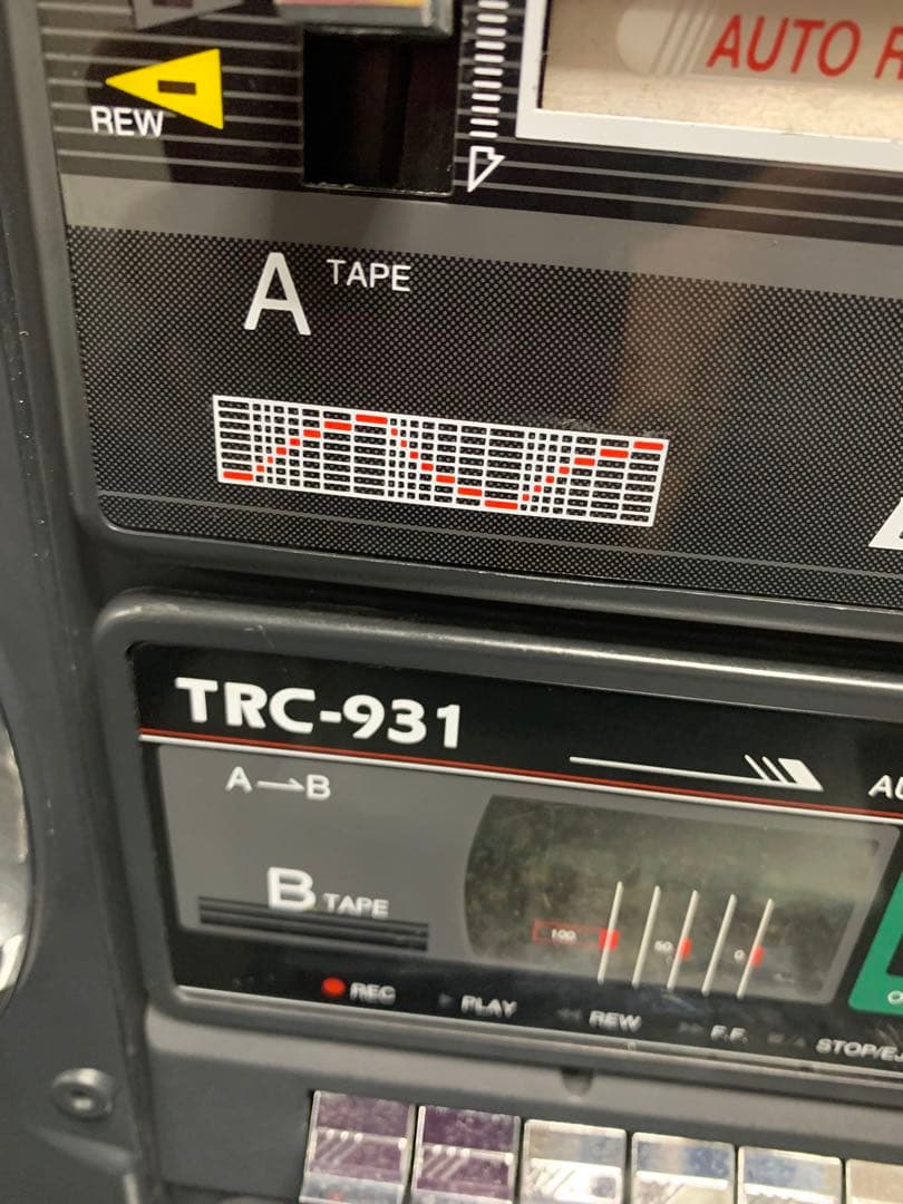 LASONIC TRC-931ラジカセBOOMBOX デットストック品中古動作品