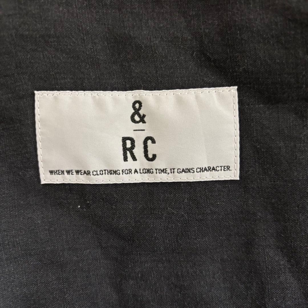 【美品】&RC カレンソロジー リネン100% ビッグシャツ ブラック 日本製