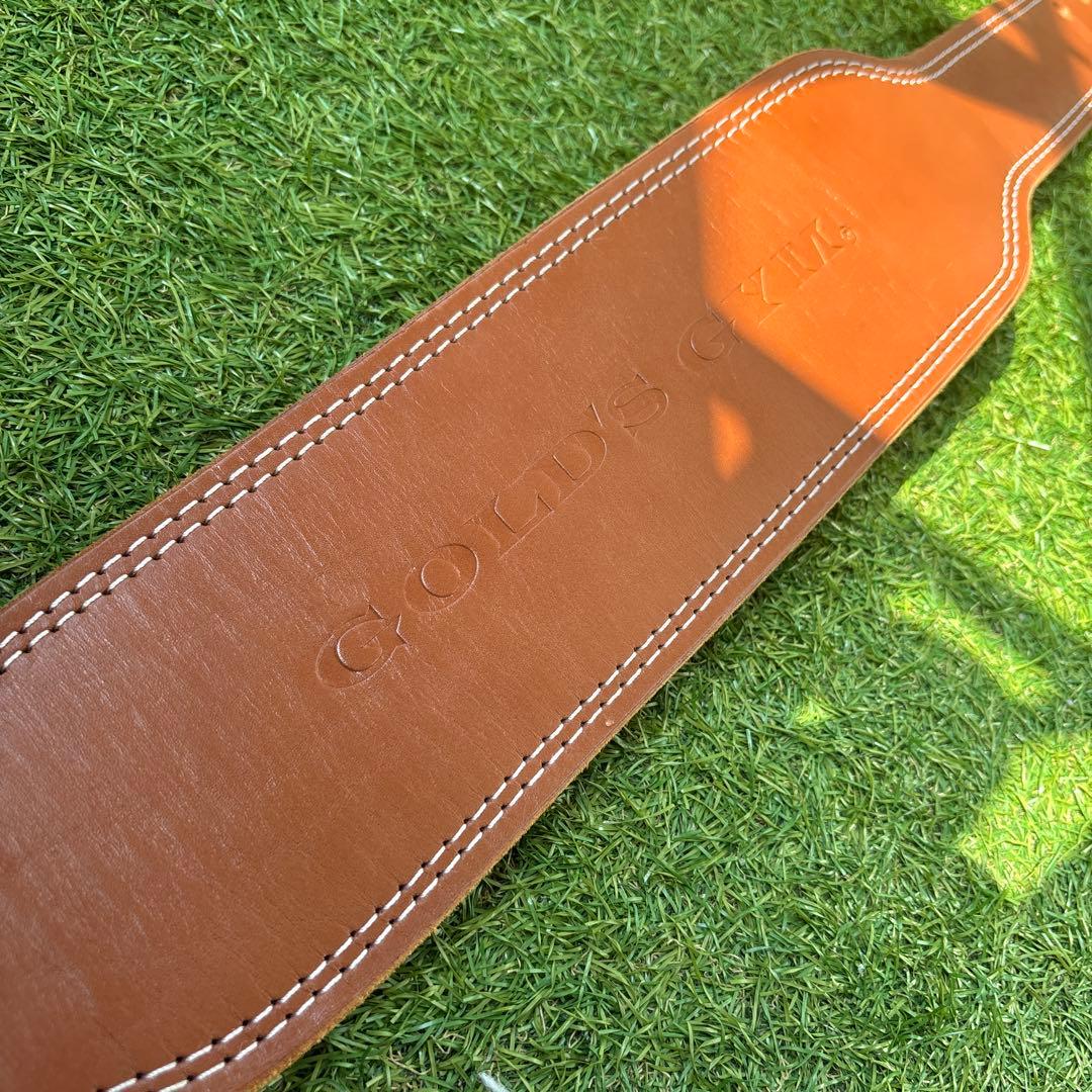 【美品】GOLD'S GYM トレーニングパワーベルトL