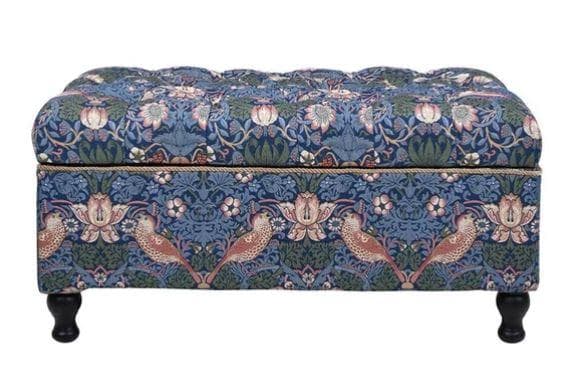 スツールボックス イチゴ泥棒 ジェニファーテイラー 33032SB-VI02