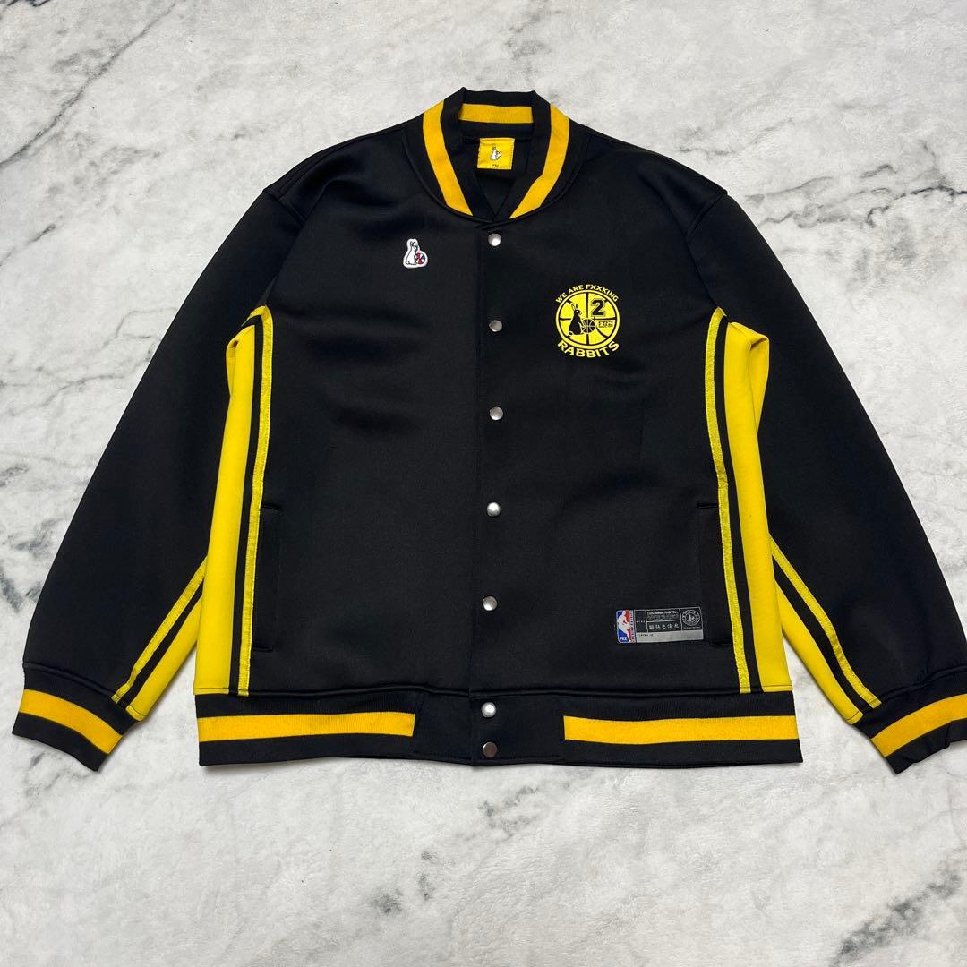 FR2 エフアールツー　スタジャン ブラック/イエロー　XL 大きいサイズ