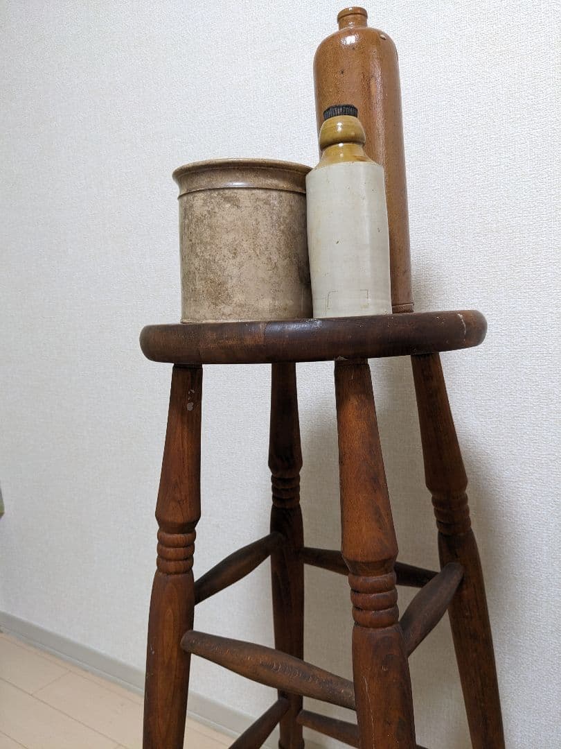 イギリスアンティーク　バーチェア　バースツール