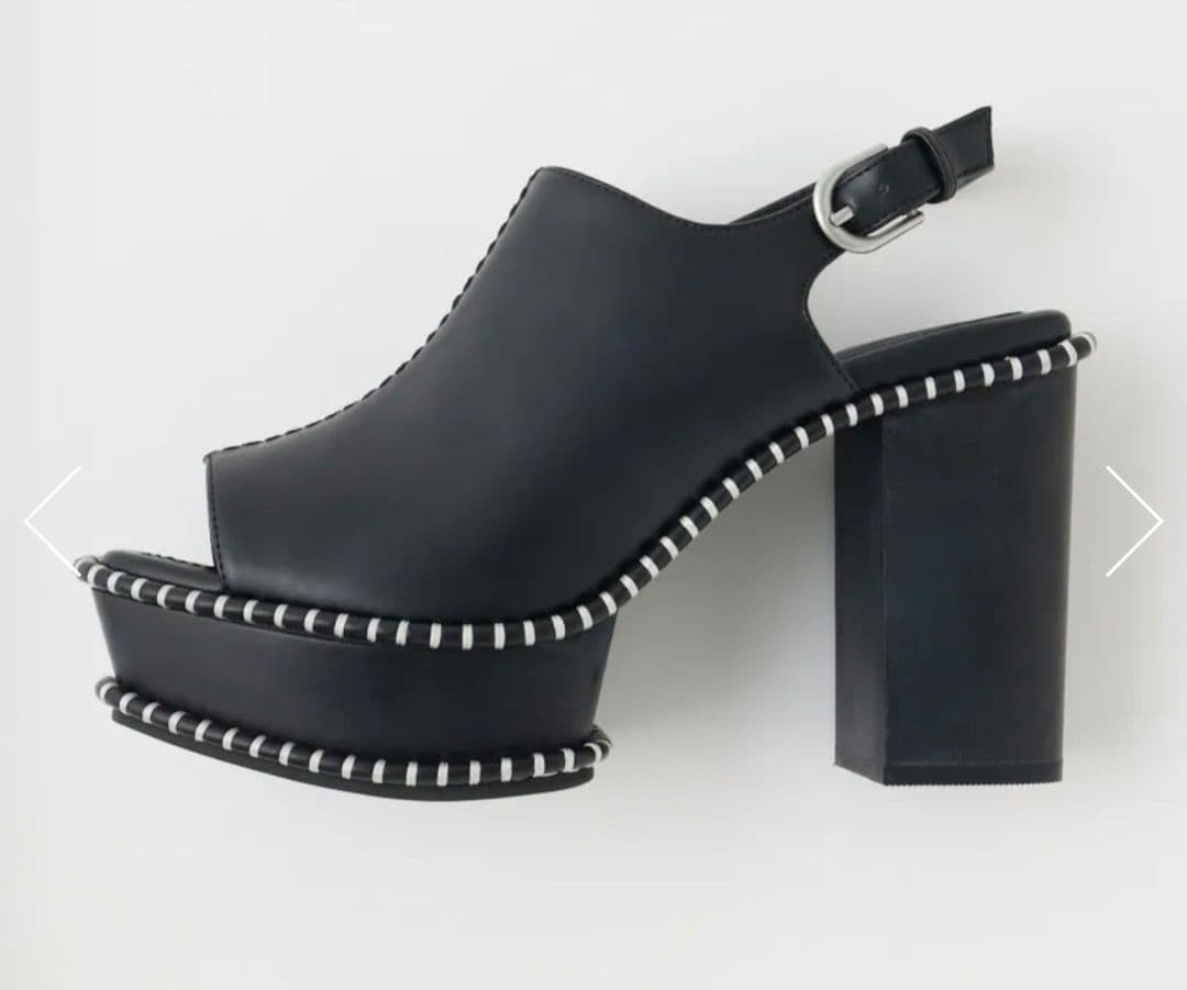 新品未使用 moussy LIMITED WOODEN SOLE サボ