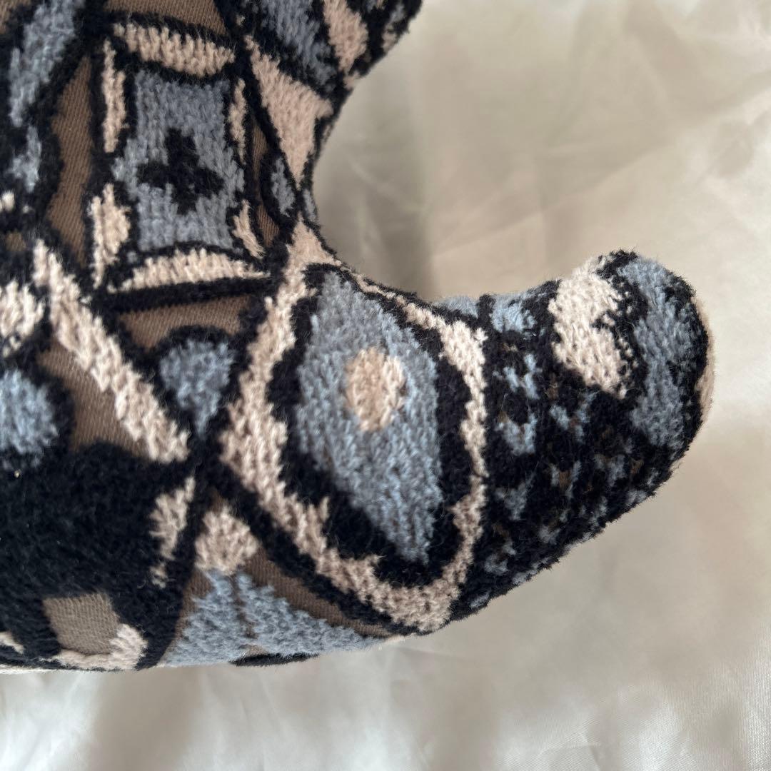 ミナペルホネン うさぎクッション　こうさぎ　symphony ブラック