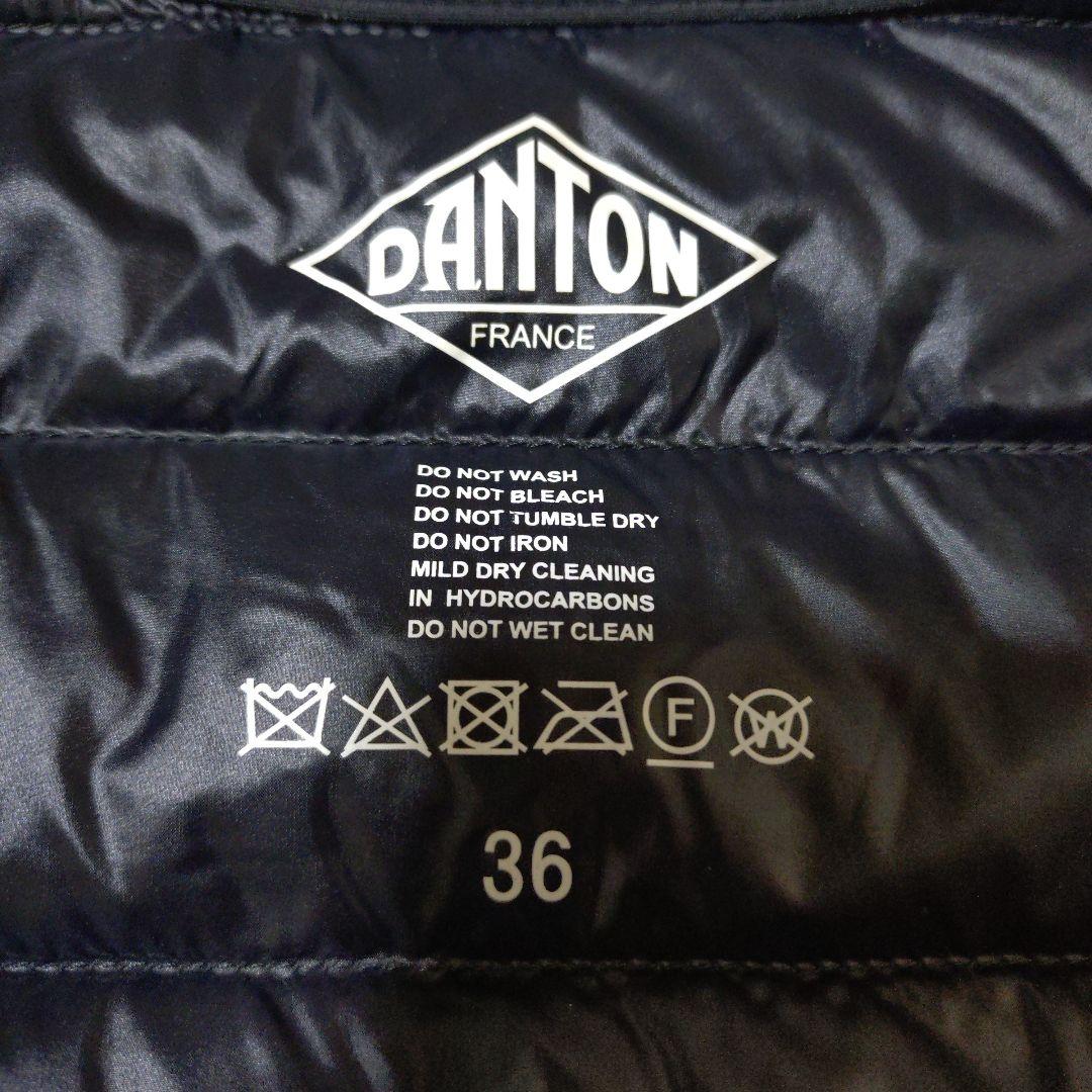 DANTONダウンジャケット 黒 サイズ36