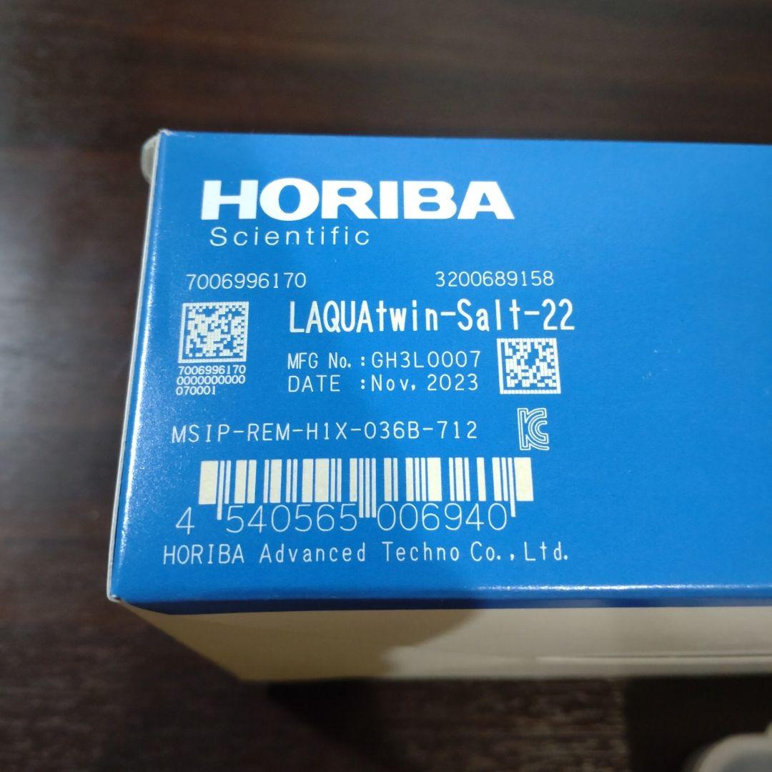 堀場製作所 コンパクト塩分計 Laquatwin-Salt-22