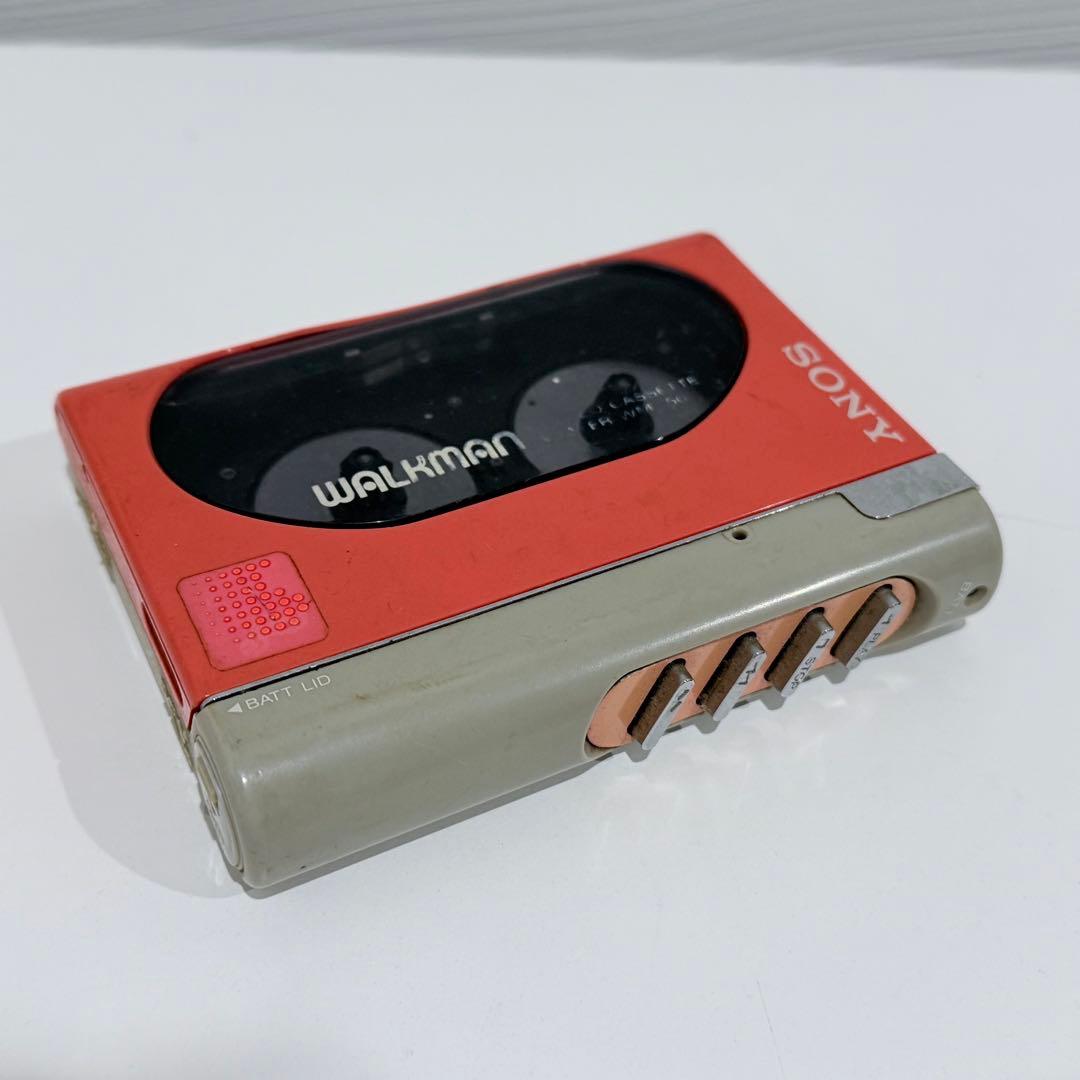 希少SONY WALKMAN WM-50 ソニー カセットウォークマン オレンジ