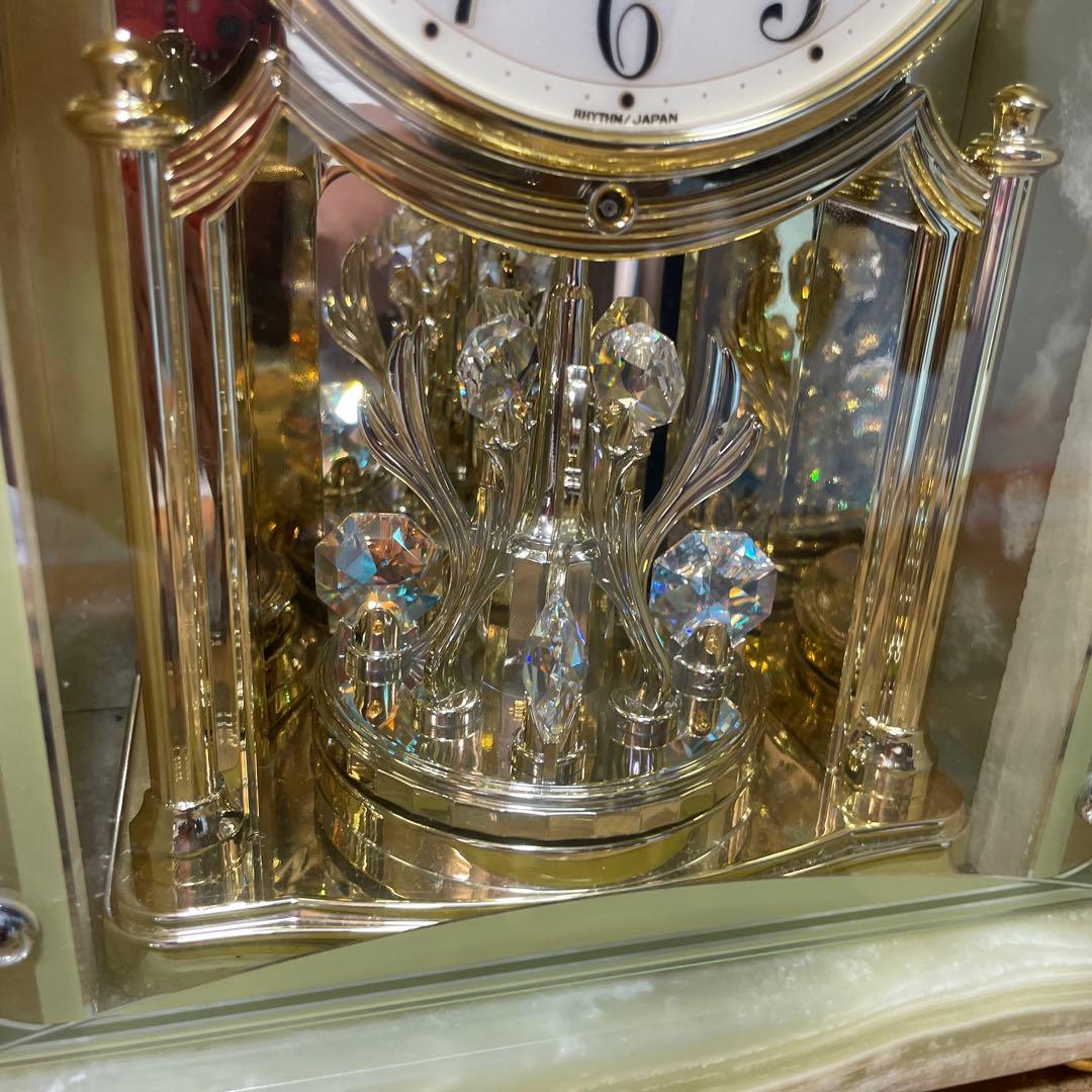 QUEEN ELIZABETH 2 大理石 置き時計 重厚 高級 レトロ